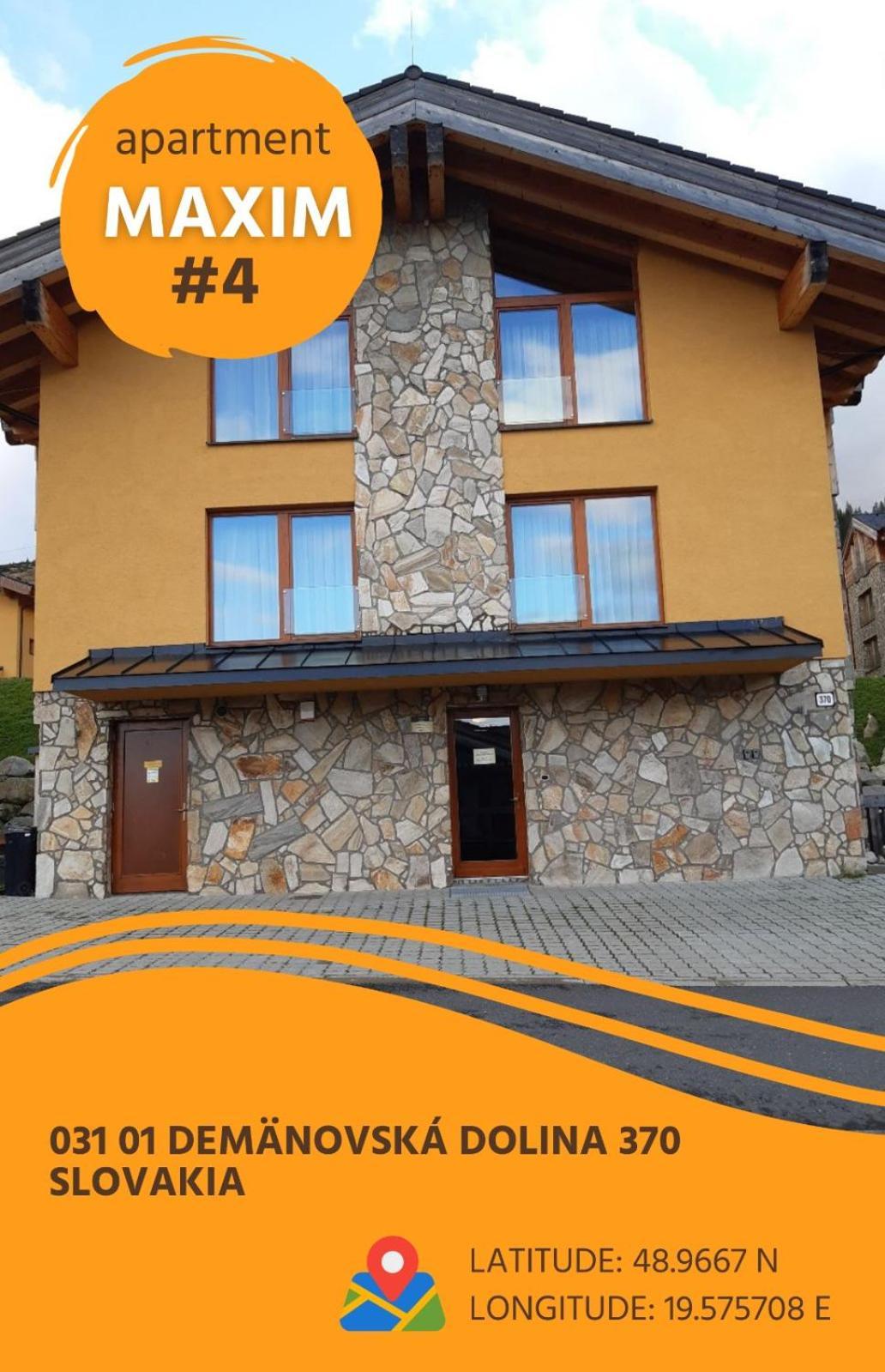 Chalet Jasna Wellness Apartment Maxim Jacuzzi & Sauna Demanovska Dolina Exterior photo
